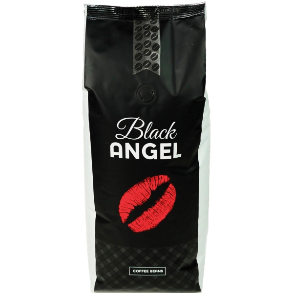 Kawa ziarnista Black Angel 85 Arabica 15 Robusta, 1 kg