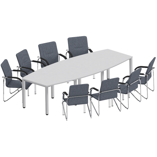 NOWY STYL CONF TABLE 72X240X120 WH