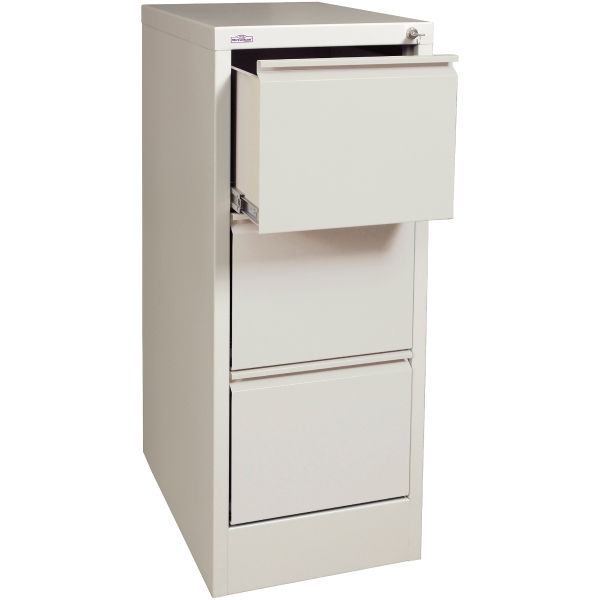 METALKAS 3-DRAWER FILING CABINET GRY