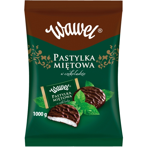 WAWEL MINT PASTYLKA CHOCOLATE 1 KG