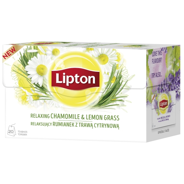 PK20 LIPTON CAMOMILE&LEMON GRASS TEA