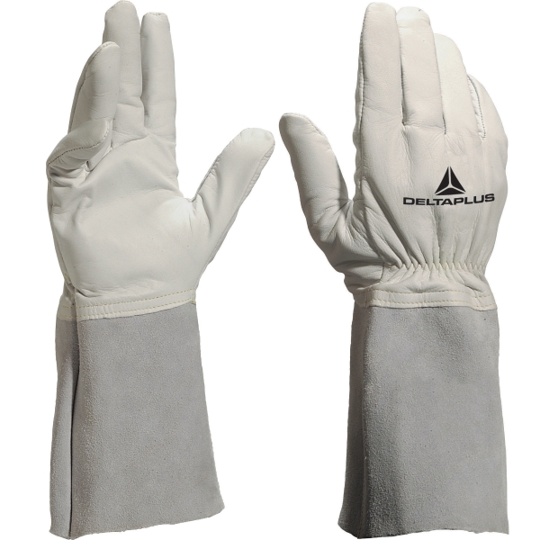 PAIR DELTAPLUS TIG15K LEATHER GLOVES 8