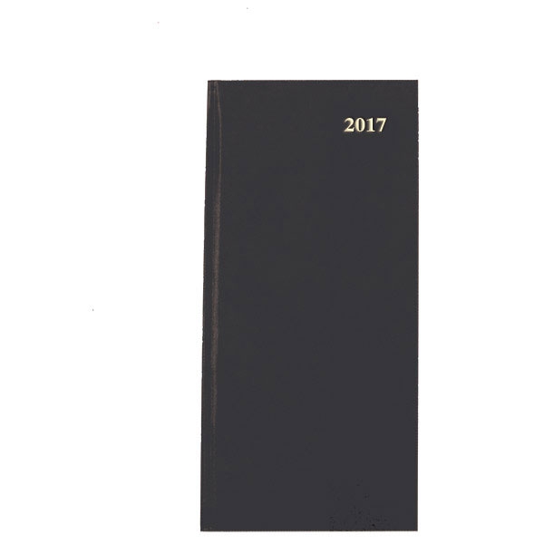 LYRECO LANDSCAPE SLIM DIARY BLACK - WEEK TO VIEW