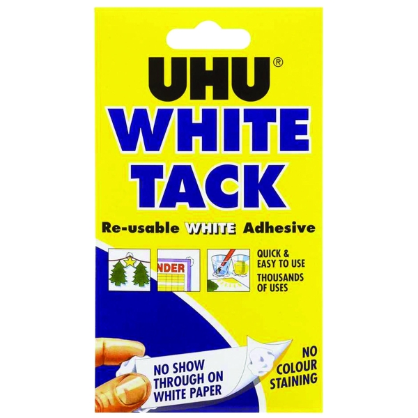 UHU WHITE TACK - 50G PACK