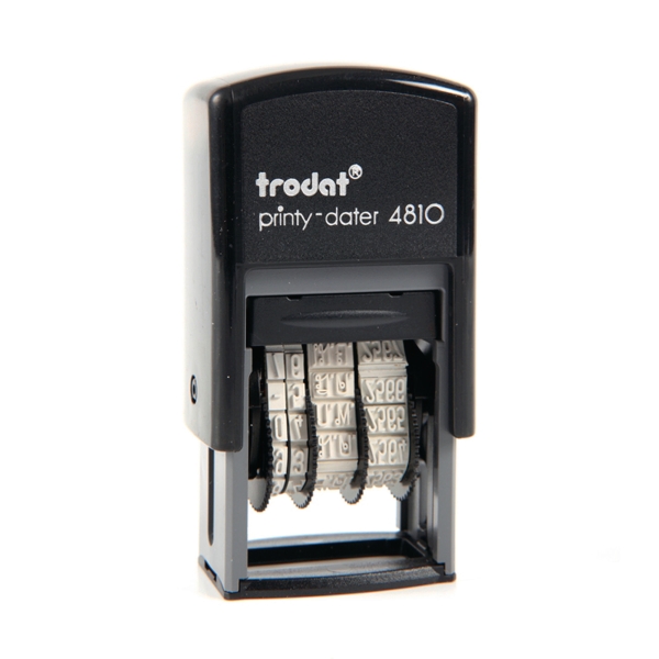 TRODAT ตรายางวันที่หมึกในตัว รุ่นTR-4810/T ภาษาไทย หมึกสีน้ำเงิน   