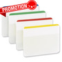 POST-IT INDEX FILING DURABLE TABS ASSORTED COLOURS - 4 PADS OF 6 INDEX