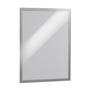 Durable DURAFRAME Self-Adhesive A3 - Magnetic Fold Back Frame - Silver - Pack 2