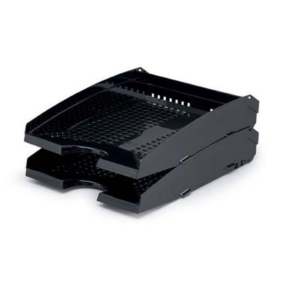 DURABLE TREND LETTER TRAY BLACK