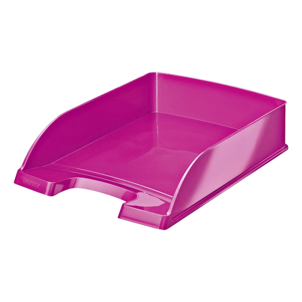 LEITZ WOW LETTER TRAY PINK