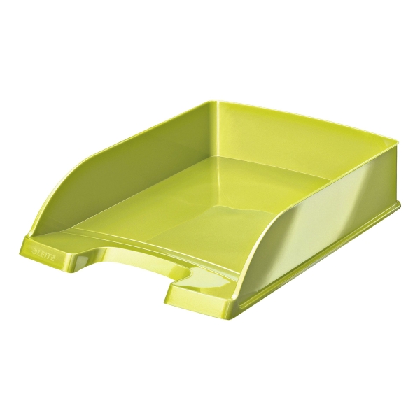 LEITZ WOW LETTER TRAY GREEN