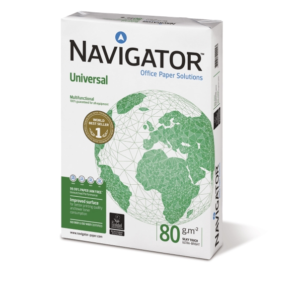 Kopierpapier Navigator Universal, A4, 80g, weiß, 500 Blatt