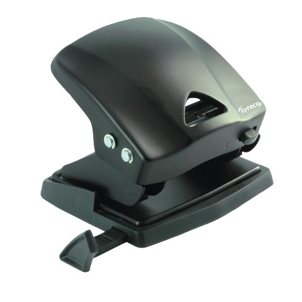 Lyreco Office Hole Punch 2-Hole 30-Sheet Black