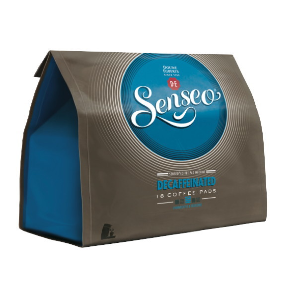 SENSEO COFFEE PADS DECAFFEINATED - PACK OF 18
