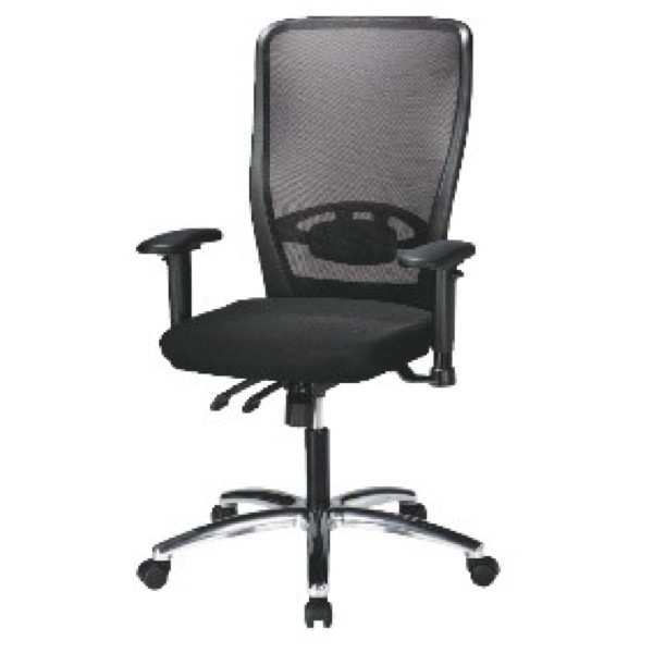 INTERSTUHL YOUNICO 3472 SYNCHRONE CHAIR HIGH BACK BLACK