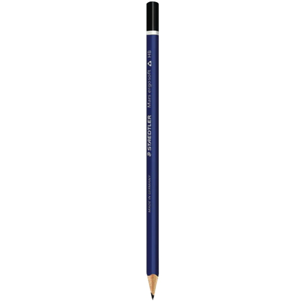 Bleistift Staedtler 150 Mars, Härtegrad: HB, blau lackierter Schaft, 12 Stück