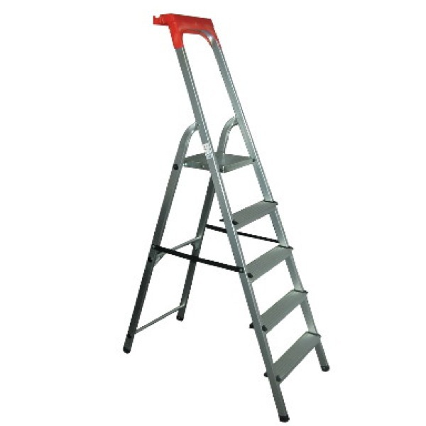 SAFETOOL LADDER 5 STEPS IN ALUMINIUM