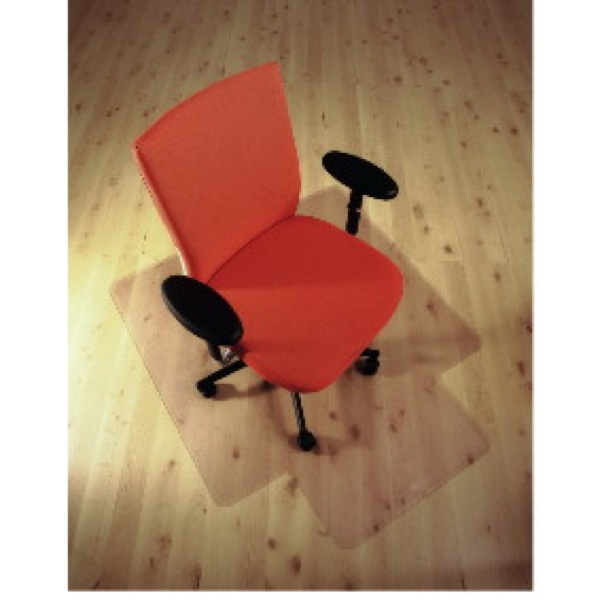 CLEARTEX HARDFLOOR CHAIRMAT PVC 121X92CM