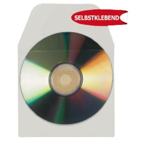 CD/DVD-Tasche 3L 6832-10, selbstklebend, 127 x 127mm, 10 Stück