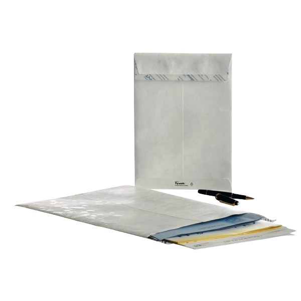 TYVEK TEAR RESISTANT ENVELOPES C5 162 X 229MM WHITE - PACK OF 20