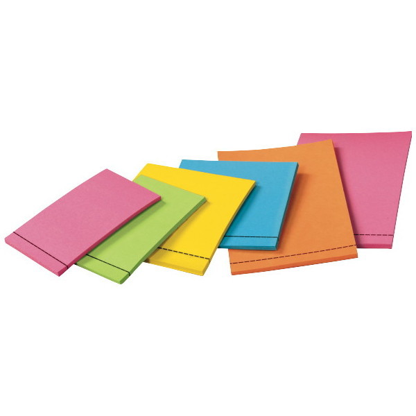 Etikettenblock Post-it Super Sticky 2900M6, 25 Blatt, sortiert, 6 Stück