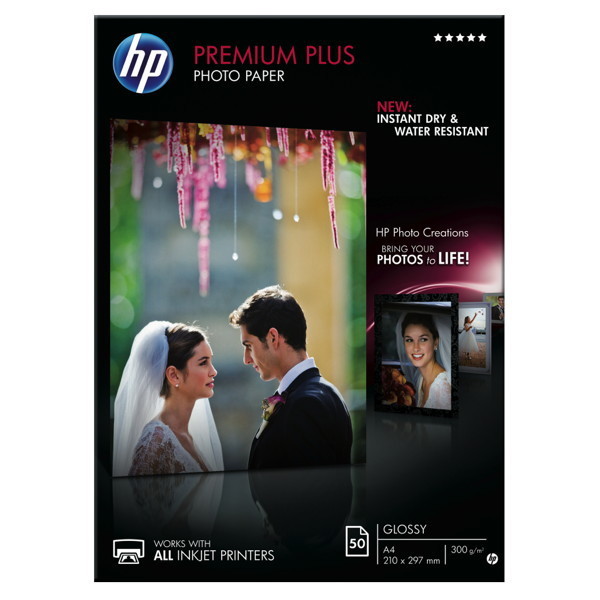Fotopapier HP CR674A, A4, 300g, Premium, glossy, 50 Blatt
