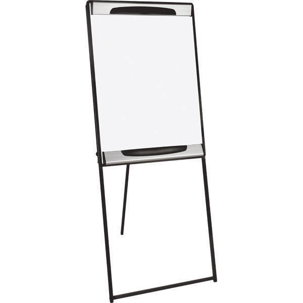 Flipchart Bi-Office EA142062120 Design, magnetisch, Maße: 100 x 70cm, silber/swz