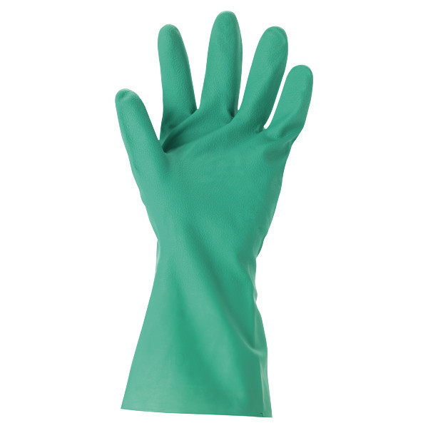 Chemikalienschutzhandschuhe SolVex 37-675, Nitril, Größe  8, grün, 1 Paar