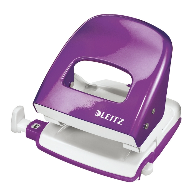 Locher Leitz 5008 NeXXt WOW, Stanzleistung: 30 Blatt, violett metallic