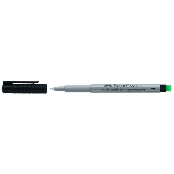 FABERCASTELL OHP+CD N/PERM PEN FINE BLK