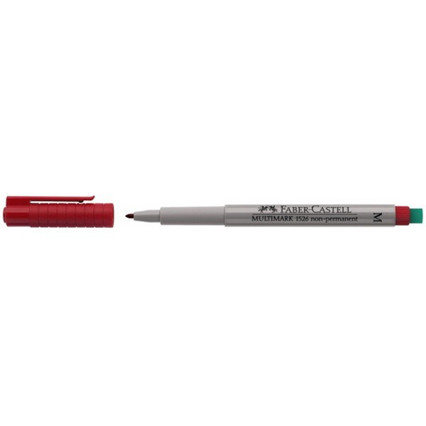 OHP-Stift AWF 152621 Multimark M, wasserlöslich, Strichstärke: 1mm, rot
