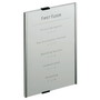 DURABLE DOOR SIGN A4 SIZE - METALLIC SILVER