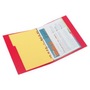 Lyreco A4 25mm Polypropylene 2 Ring Binder - Red, Pack of 10