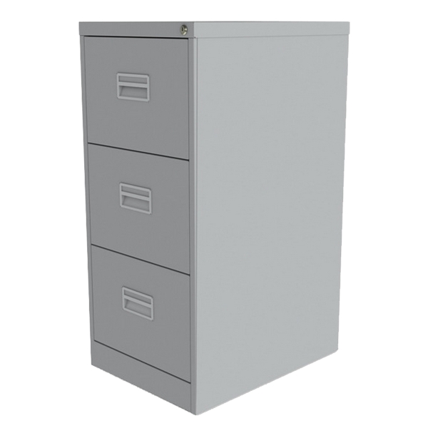 Contract Midi Filing Cabinet 3 Drawer Grey