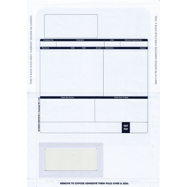 Sage Compatible Sealable Payslip - Box of 500