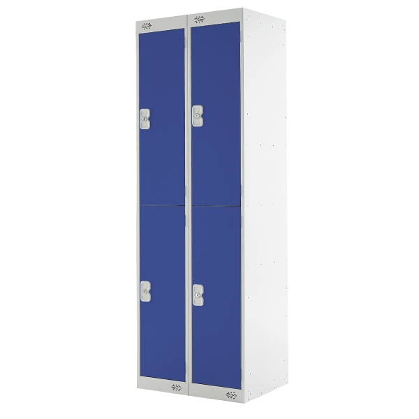 Locker 1800H X 300W X 450D, 2-Door, Blue