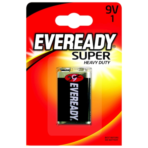 Eveready Super Heavy Duty Battery 9V