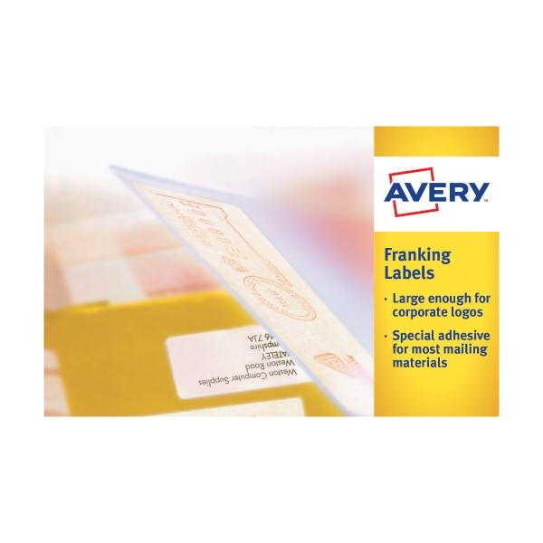 Avery FL01  Labels, 140 x 38 mm 2 Labels Per Sheet, 1000 Labels Per Pack
