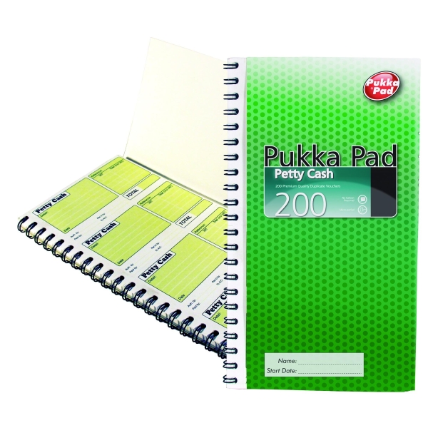 Petty Cash Form Book 152 X 280mm - 200 Forms