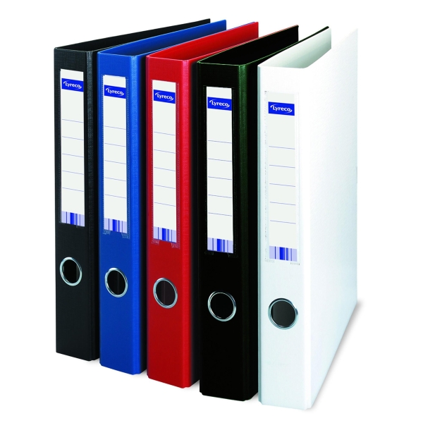 Lyreco White A4 4D-Ring Binder 50mm Capacity