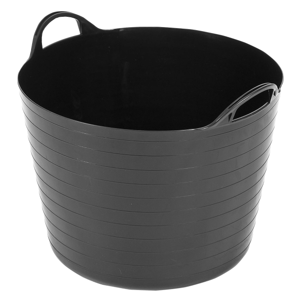 Strata Black 40 Litre Plastic Flexi Tub