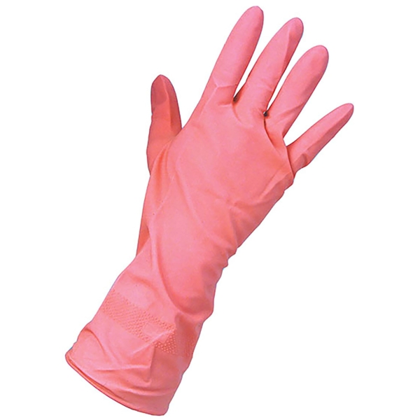 Rubber Glove Clean Grip 300792  Pink Medium (Pair)