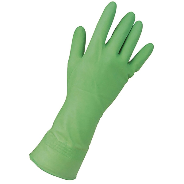 Rubber Glove Clean Grip 300792  Green Small (Pair)