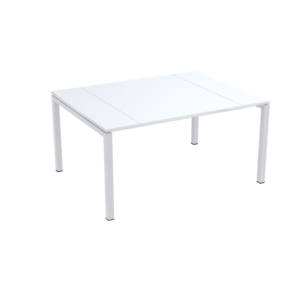 Paperflow Easydesk White Conference Table 1500mm X 1140mm