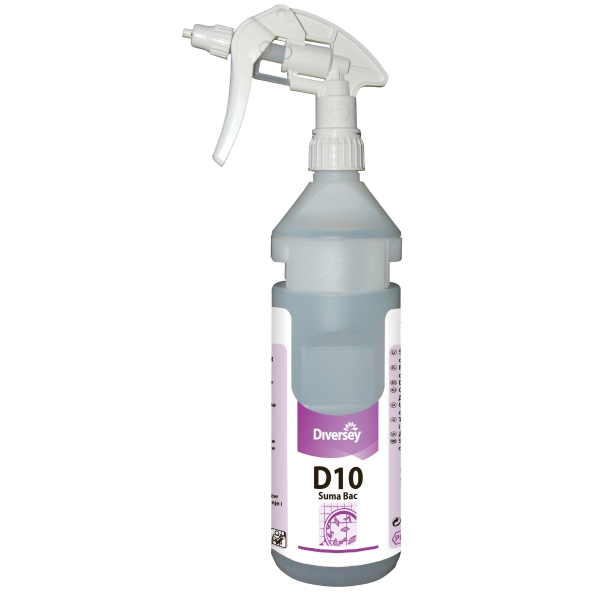 Suma Bac D10 Trigger Spray Kit 750ml - Pack of 6