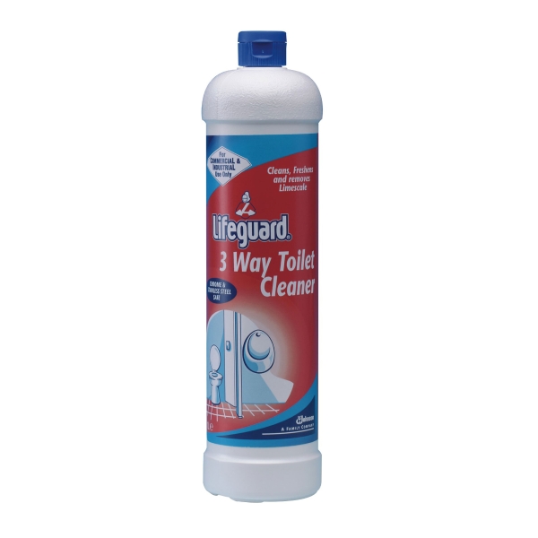 LIFEGUARD 3 WAY TOILET CLEANER 1 LITRE