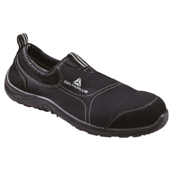 Delta Plus Miami Slip On Black Safety Shoe Size 3 - S1P SRC