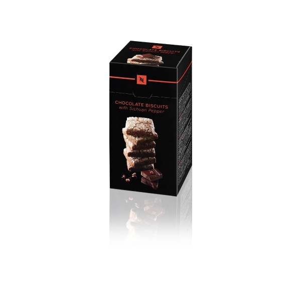 Nespresso Chocolate Biscuits with Sichuan Pepper - Pack of 16 pieces