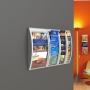 Paperflow 4061.35 Wall Display A4 Silver