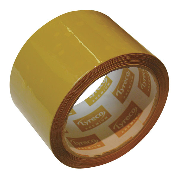 LYRECO PREMIUM PP TAPE 60MMX45YDS BRW