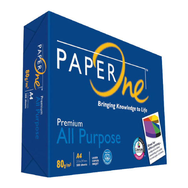 RM500 PAPERONE ALL PURP PAP F4B 80G WH